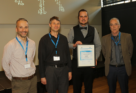 Award of 2017 Bruker Thesis Prize to Dr Andrin Doll BrukerThesisPrize2017