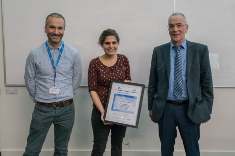 Award of 2018 Bruker Thesis Prize to Dr Audrey Bienfait BrukerThesisPrize2018